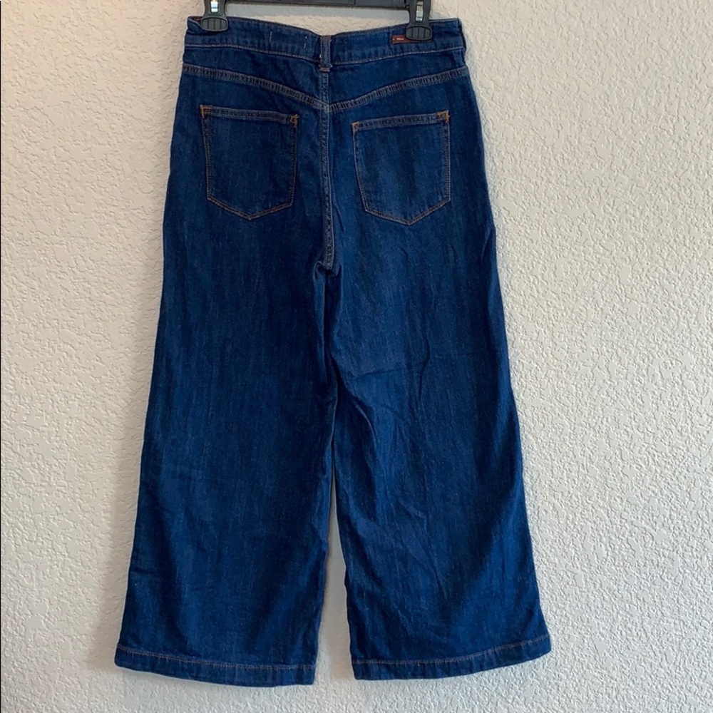 Pilcro High-rise Cropped wide leg jeans